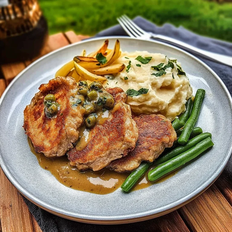 Schnitzel Natur in pilzrahmsoße: Zart und cremig genießen
