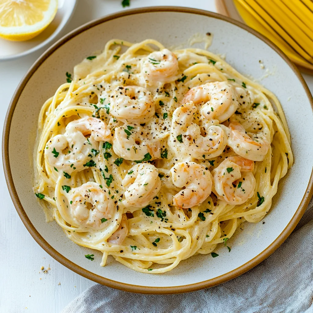 Spaghetti mit Garnelen: Cremiger Genuss für jeden Tag