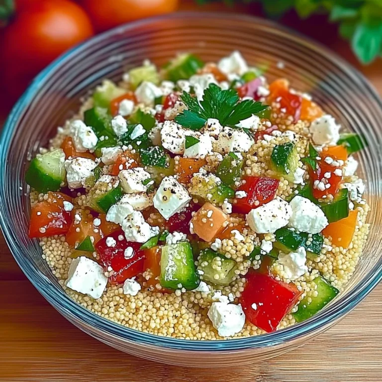 Couscous-Salat mit Feta: Ein erfrischendes Rezept für dich