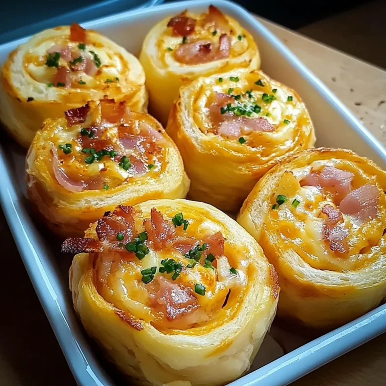 Frühstücksrollen mit Rührei, Käse und Speck: Herzhaft gen…