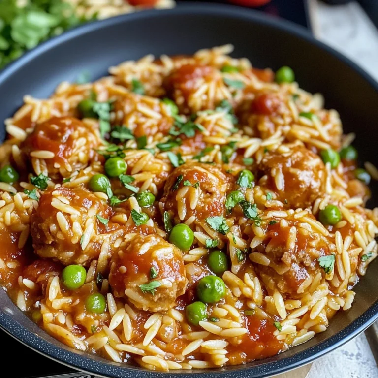 Herzhafte Hackbällchen mit Orzo: Ein Genuss für jeden Tag