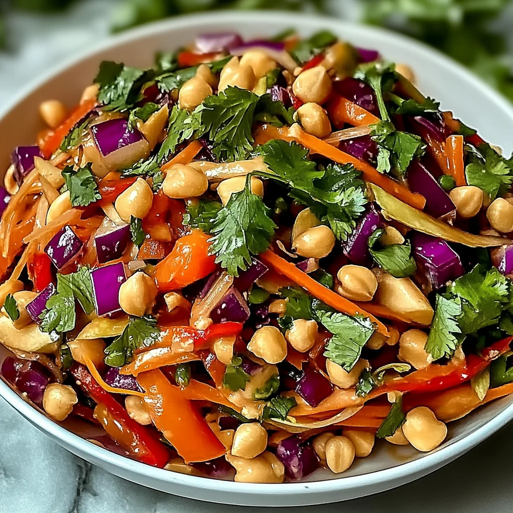 Knauspriger Thai Kichererbsensalat für Vitamin-Power geni…