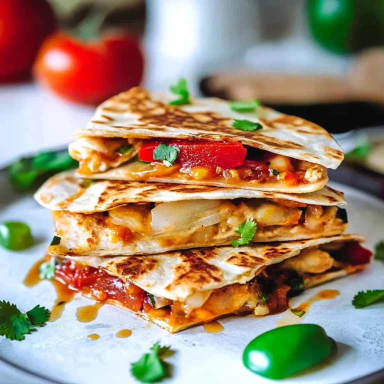 Quesadillas: Herzhaft mit Hähnchen und Paprika genießen